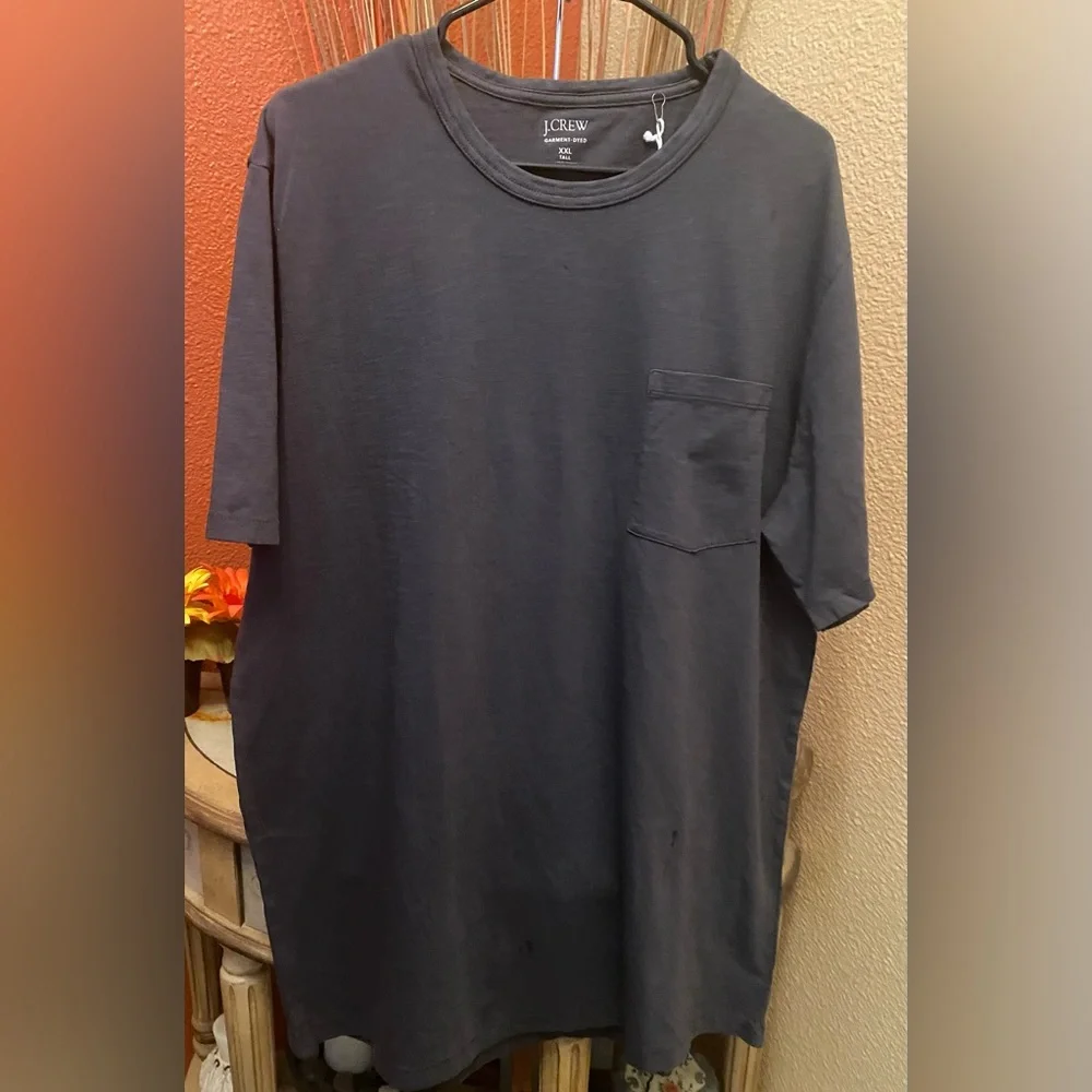 J. Crew - NEW - Garment-dyed Men's Black Short Sleeve Tee